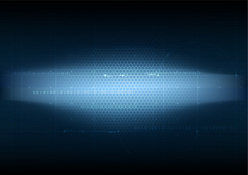 abstract technological illuminated mesh blueprint vector image