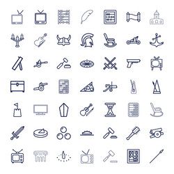 antique icons vector