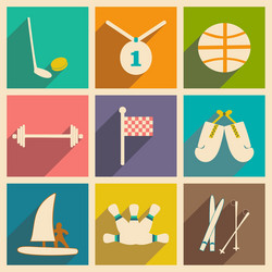 flat with shadow concept and mobile application vector