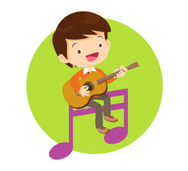 music kidsplay concept of school vector