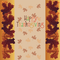 a colored background with leaves and text vector image