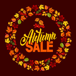 autumn sale Vector Image