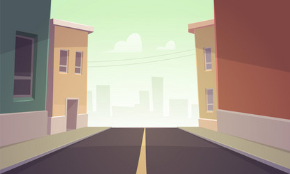 City road vector