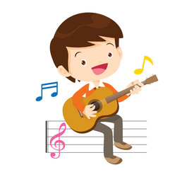 music kidsplay concept of school vector