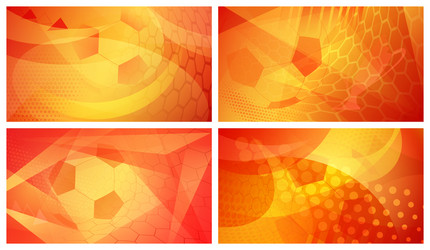 soccer backgrounds in colors of spain vector