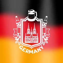 german background design germany national vector