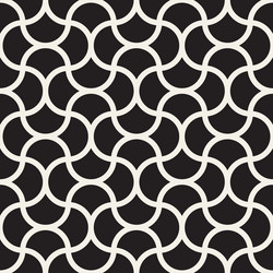 seamless pattern repeating geometric elements vector image