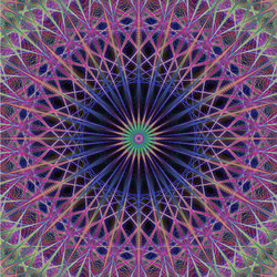 computer generated fractal background vector