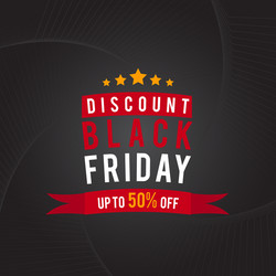 Black friday banner vector