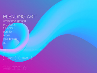 abstract blend background template for web site vector image