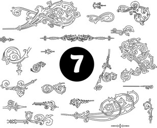 Vintage design elements Royalty Free Vector Image