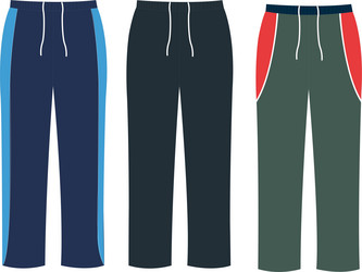 tracksuit pants mock ups vector