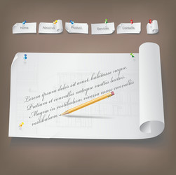 set of architectural web elements vector image