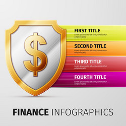 finance infographics vector