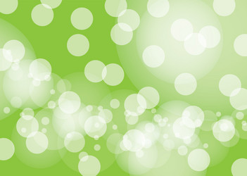 Green bokeh abstract light background vector