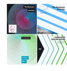 Abstract design elements for graphic layout vector