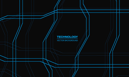 abstract sci-fi digital technology background vector image