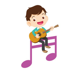 Music kidsplay concept of school vector