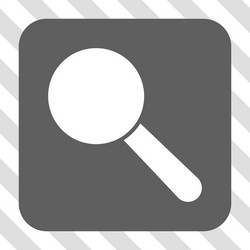 search tool rounded square button vector image