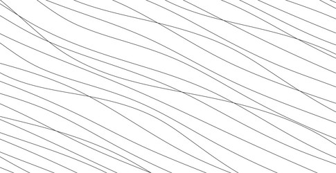 Hand drawn lines abstract pattern wave simple vector