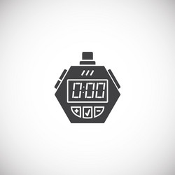 running related icon on background for graphic vector image
