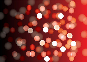 Red bokeh abstract light background vector