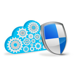 Cloud Computing Security vector image