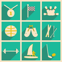 flat with shadow concept and mobile application vector