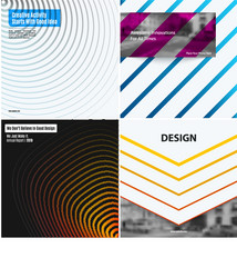 abstract design elements for graphic layout vector image
