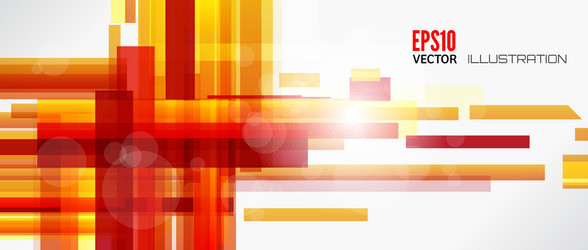 abstract lines background with colored elements vector image