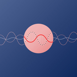 abstract simple infographic visual data vector image