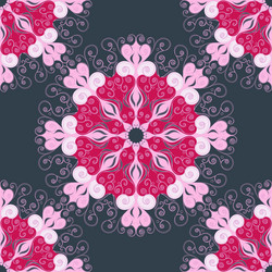 Seamless pattern with abstract elements vector
