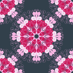 seamless pattern with abstract elements vector