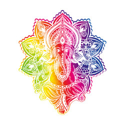 Lord Ganesha - Hindu God Vector Image