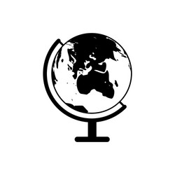 Globe of earth icon vector