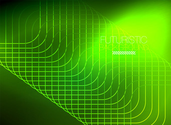 neon color square shape lines abstract background vector image