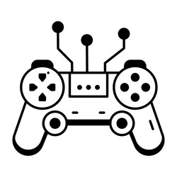 collection of robotics linear icon vector image