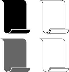 paper papyrus old scroll important document vector image
