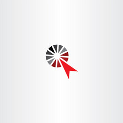 point arrow icon click symbol vector