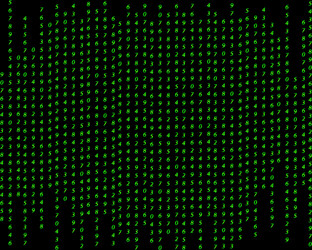 abstract computer code vector image