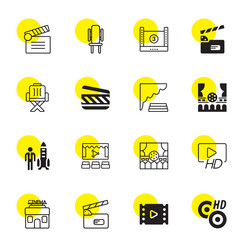 director icons vector