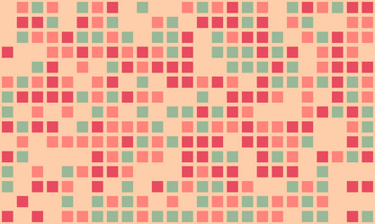 abstract cube mosaic with structured colors vector image