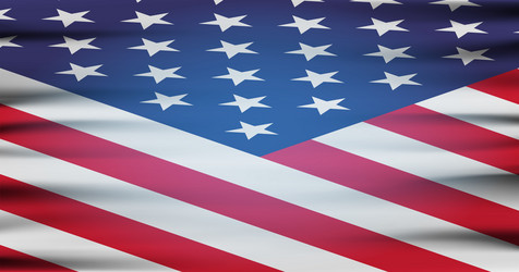 national flag of the united states america Vector Image
