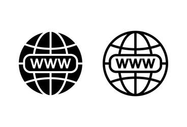 web icon set go to click vector image