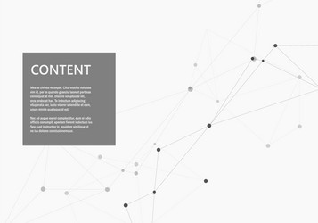 geometric and connection triangles shapes vector image
