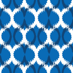 Ikat damask Royalty Free Vector Image - VectorStock