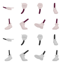 isolated object animation and gestures icon vector image