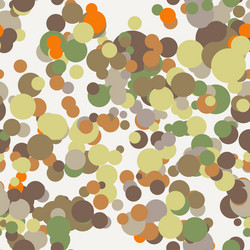 Seamless pattern of colored circles vector