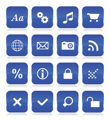 web button set vector image
