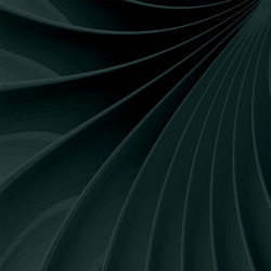 Abstract dark background with 3d waves forming vector